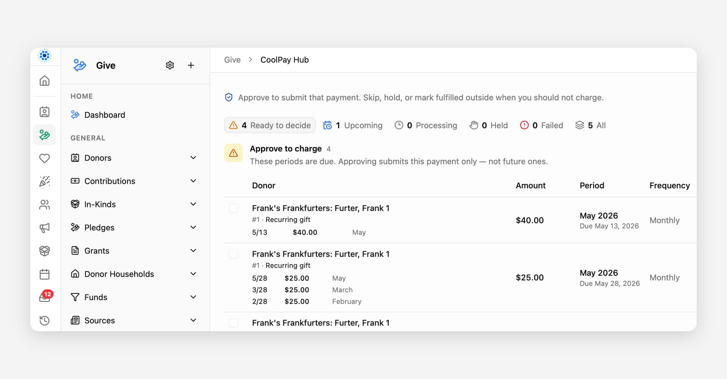 Introducing CoolPay Hub — more visibility and control over recurring gifts